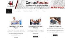 Desktop Screenshot of contentfanatics.com